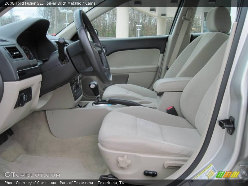 Silver Birch Metallic / Camel 2008 Ford Fusion SEL