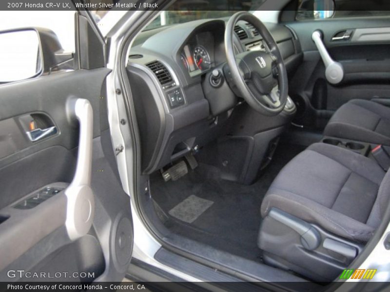 Whistler Silver Metallic / Black 2007 Honda CR-V LX