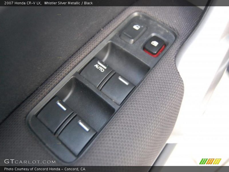 Whistler Silver Metallic / Black 2007 Honda CR-V LX