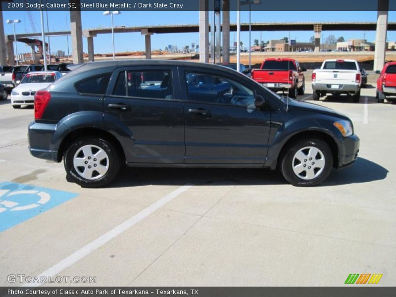 Steel Blue Metallic / Dark Slate Gray 2008 Dodge Caliber SE