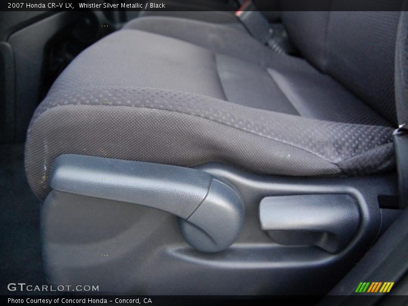 Whistler Silver Metallic / Black 2007 Honda CR-V LX