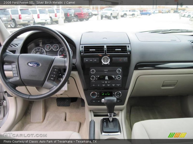 Silver Birch Metallic / Camel 2008 Ford Fusion SEL