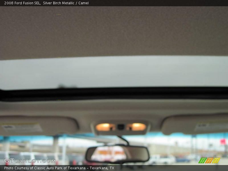 Silver Birch Metallic / Camel 2008 Ford Fusion SEL