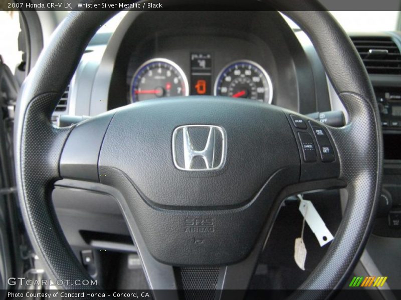 Whistler Silver Metallic / Black 2007 Honda CR-V LX