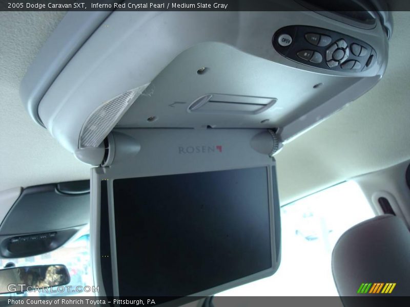 Inferno Red Crystal Pearl / Medium Slate Gray 2005 Dodge Caravan SXT