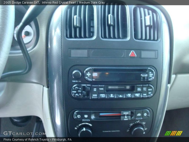 Inferno Red Crystal Pearl / Medium Slate Gray 2005 Dodge Caravan SXT