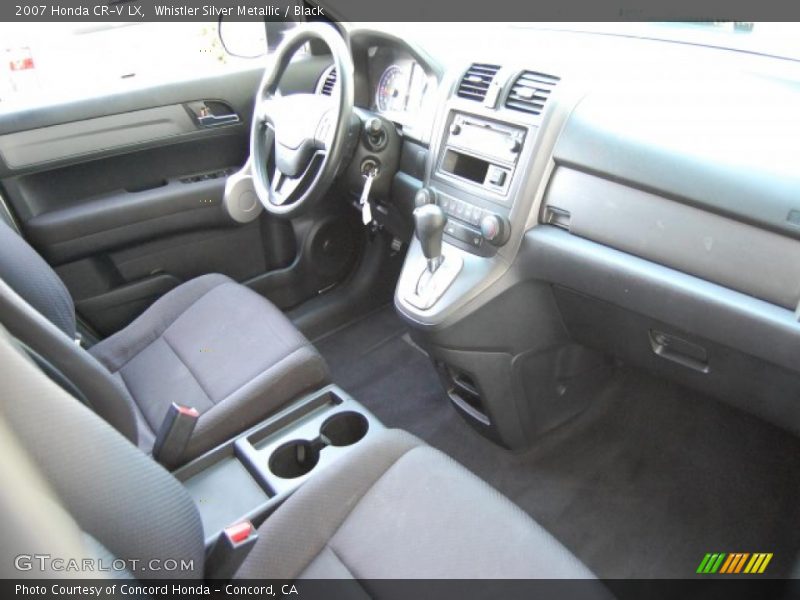 Whistler Silver Metallic / Black 2007 Honda CR-V LX