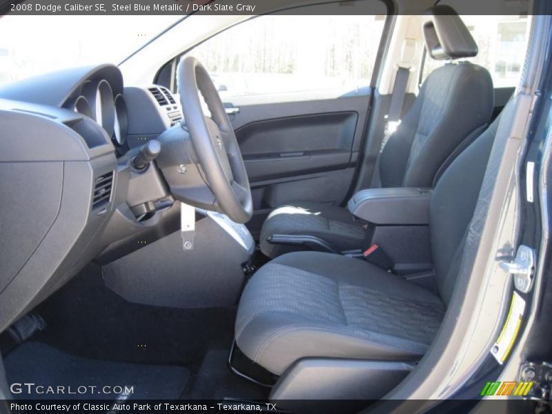 Steel Blue Metallic / Dark Slate Gray 2008 Dodge Caliber SE