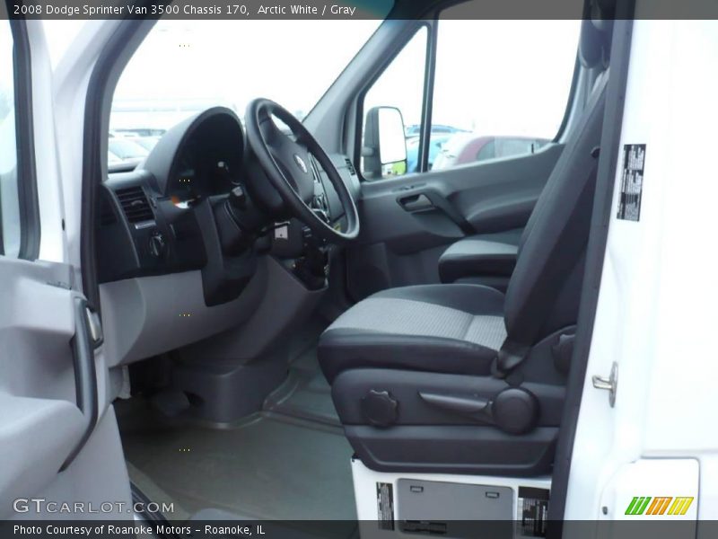 Arctic White / Gray 2008 Dodge Sprinter Van 3500 Chassis 170