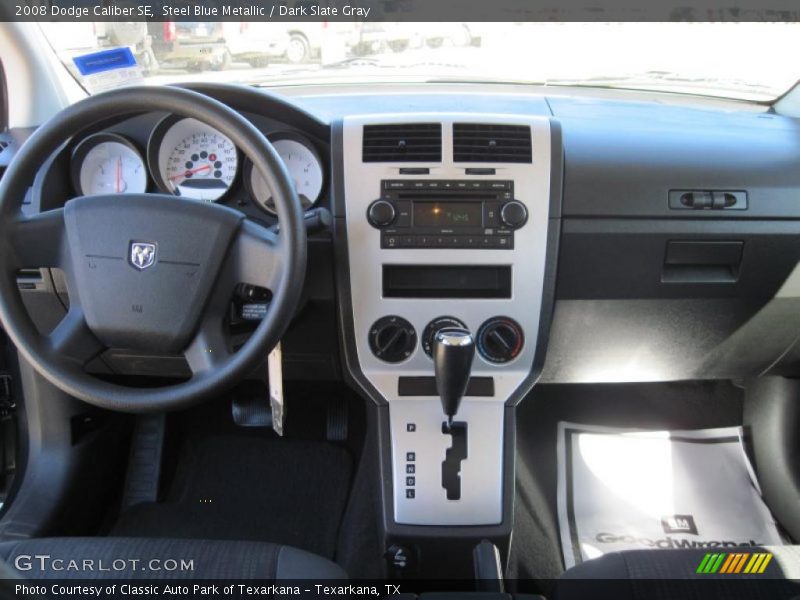 Steel Blue Metallic / Dark Slate Gray 2008 Dodge Caliber SE