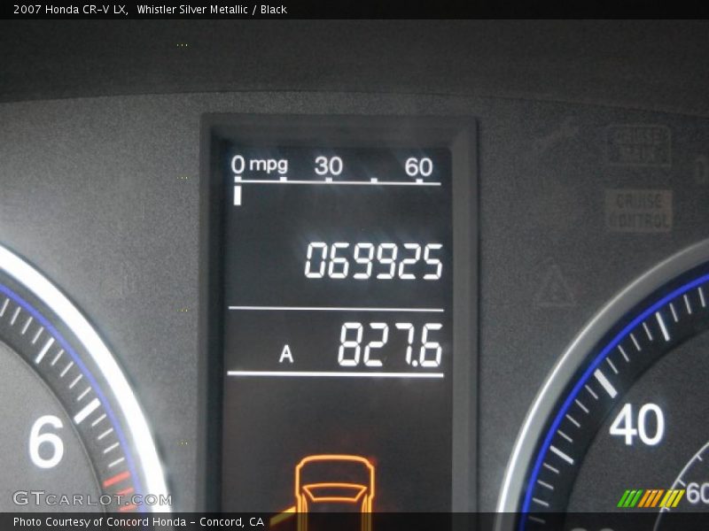 Whistler Silver Metallic / Black 2007 Honda CR-V LX