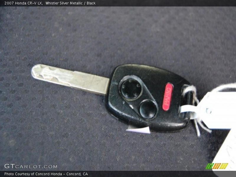 Whistler Silver Metallic / Black 2007 Honda CR-V LX