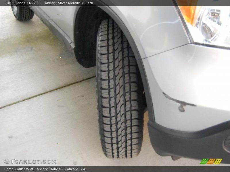 Whistler Silver Metallic / Black 2007 Honda CR-V LX