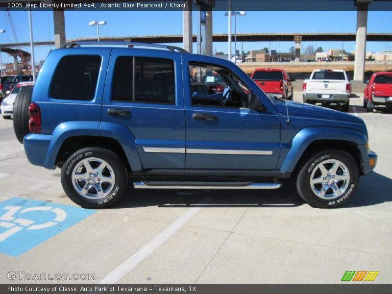 Atlantic Blue Pearlcoat / Khaki 2005 Jeep Liberty Limited 4x4