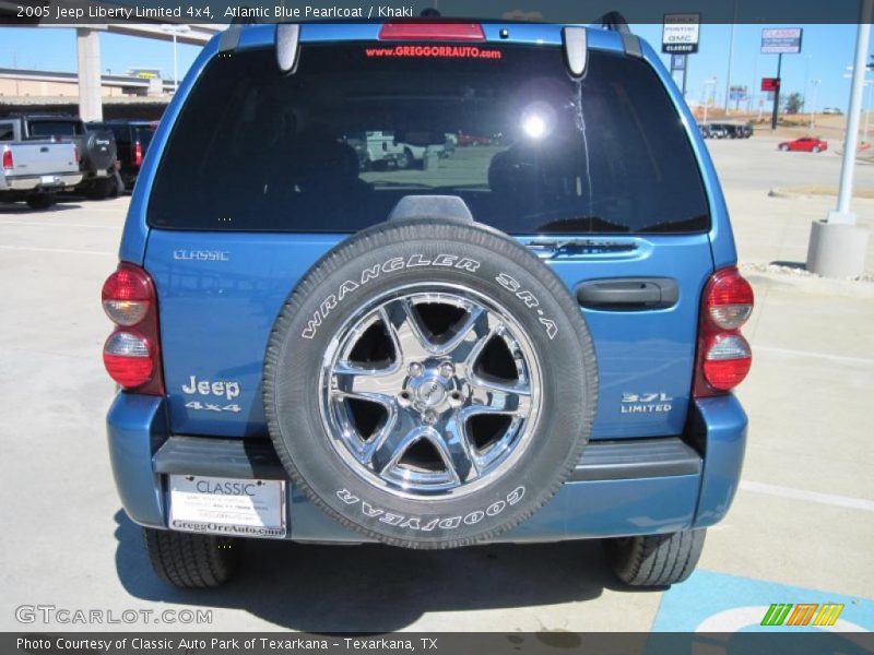 Atlantic Blue Pearlcoat / Khaki 2005 Jeep Liberty Limited 4x4