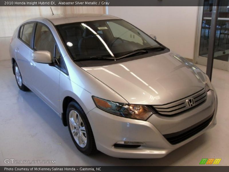 Alabaster Silver Metallic / Gray 2010 Honda Insight Hybrid EX