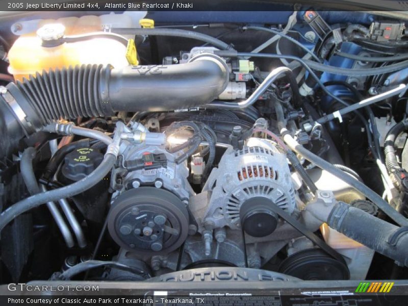 Atlantic Blue Pearlcoat / Khaki 2005 Jeep Liberty Limited 4x4
