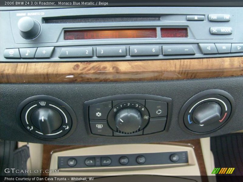 Monaco Blue Metallic / Beige 2006 BMW Z4 3.0i Roadster