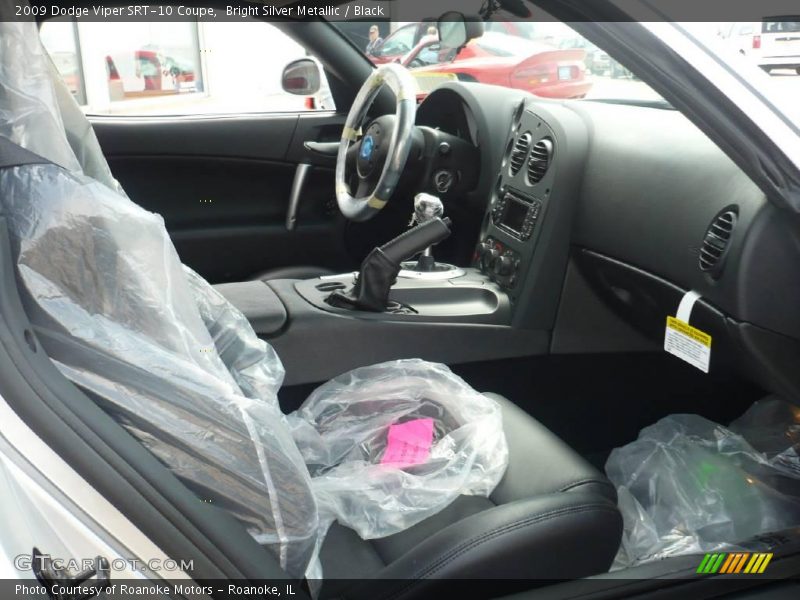 Bright Silver Metallic / Black 2009 Dodge Viper SRT-10 Coupe