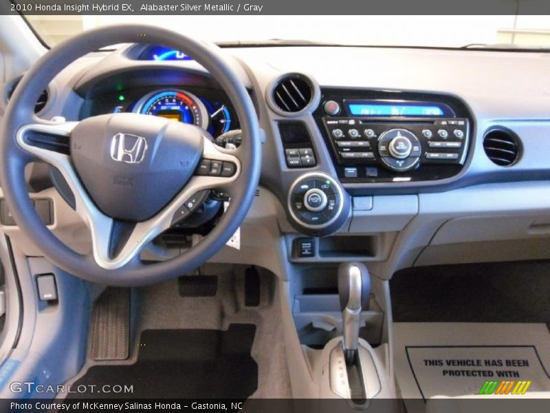 Alabaster Silver Metallic / Gray 2010 Honda Insight Hybrid EX