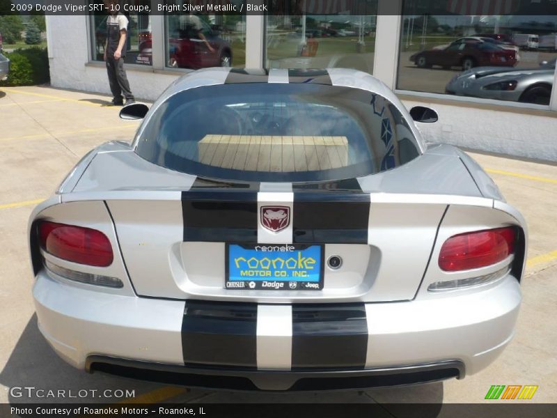 Bright Silver Metallic / Black 2009 Dodge Viper SRT-10 Coupe