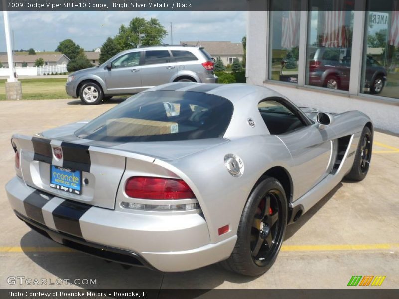 Bright Silver Metallic / Black 2009 Dodge Viper SRT-10 Coupe
