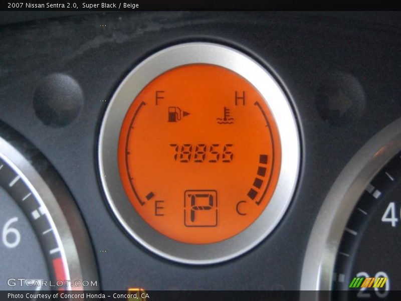 Super Black / Beige 2007 Nissan Sentra 2.0