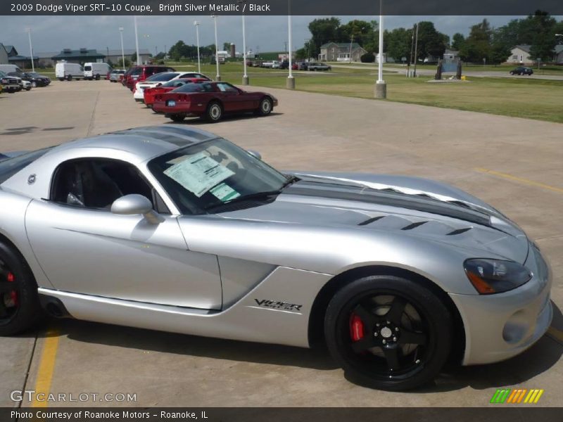 Bright Silver Metallic / Black 2009 Dodge Viper SRT-10 Coupe