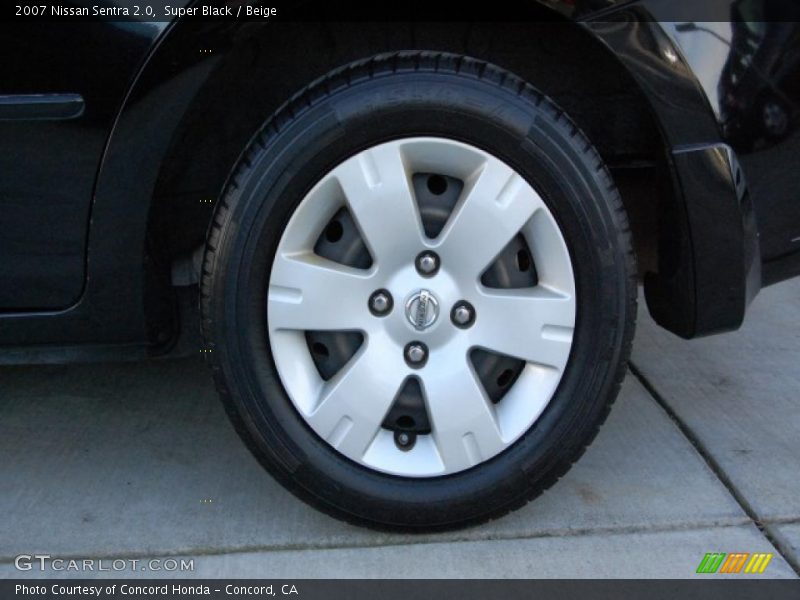 Super Black / Beige 2007 Nissan Sentra 2.0