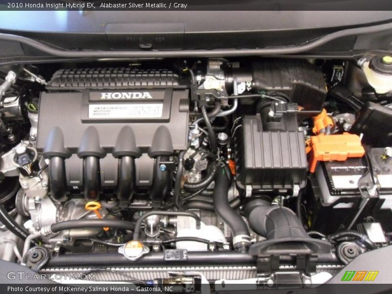 Alabaster Silver Metallic / Gray 2010 Honda Insight Hybrid EX