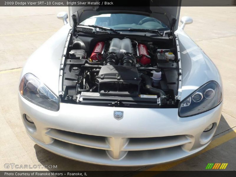 Bright Silver Metallic / Black 2009 Dodge Viper SRT-10 Coupe
