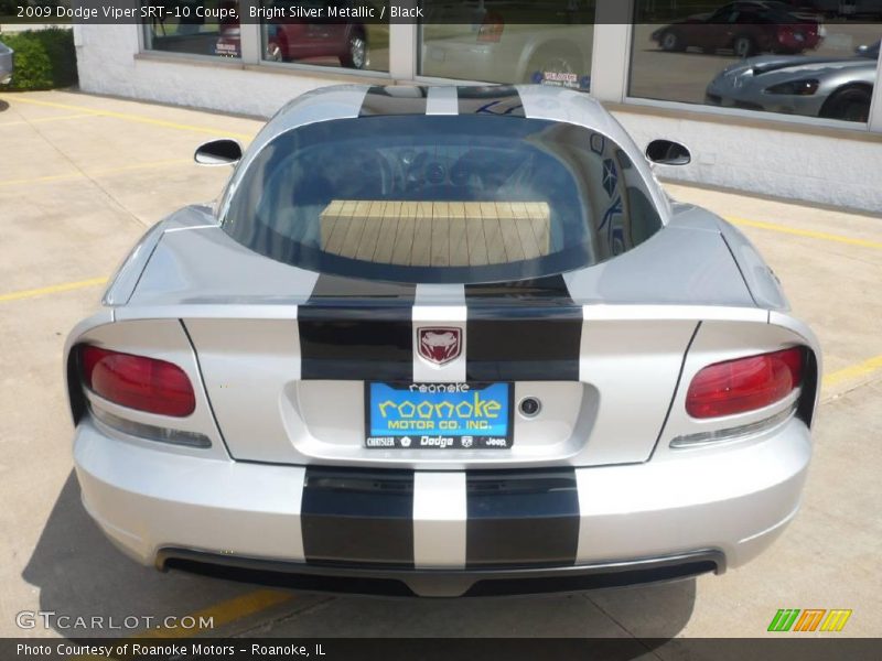 Bright Silver Metallic / Black 2009 Dodge Viper SRT-10 Coupe
