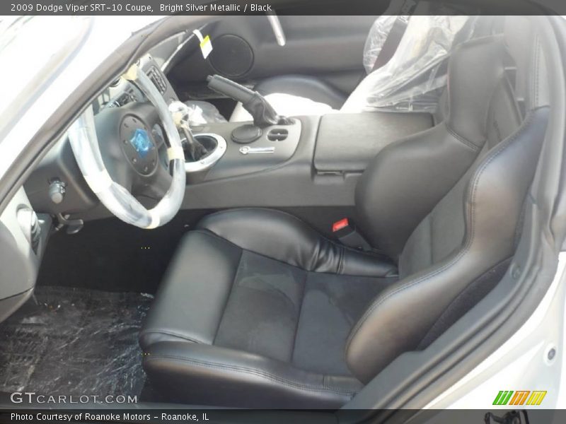 Bright Silver Metallic / Black 2009 Dodge Viper SRT-10 Coupe