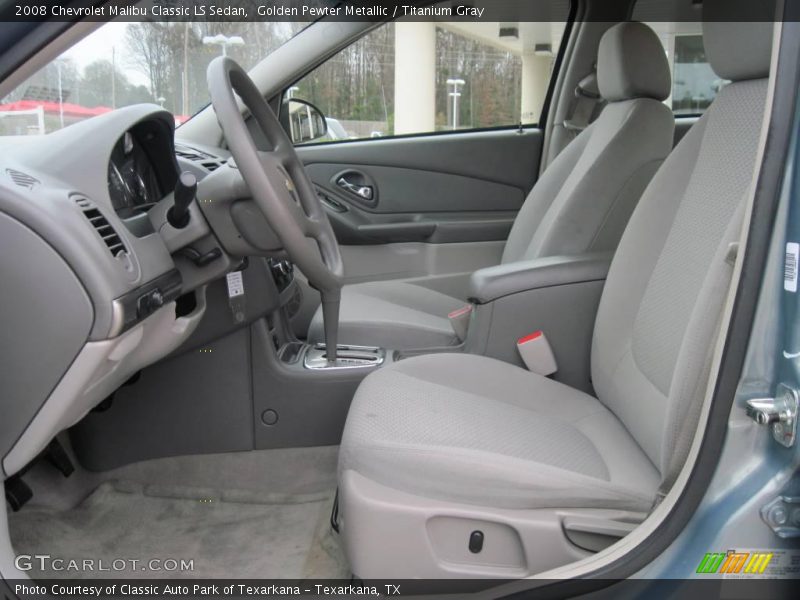 Golden Pewter Metallic / Titanium Gray 2008 Chevrolet Malibu Classic LS Sedan