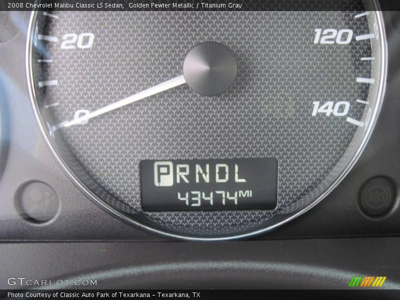 Golden Pewter Metallic / Titanium Gray 2008 Chevrolet Malibu Classic LS Sedan