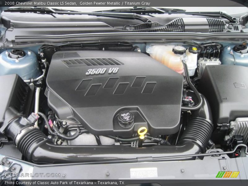 Golden Pewter Metallic / Titanium Gray 2008 Chevrolet Malibu Classic LS Sedan