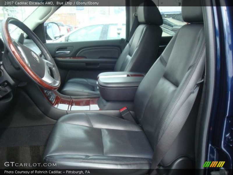 Blue Chip / Ebony/Ebony 2007 Cadillac Escalade AWD