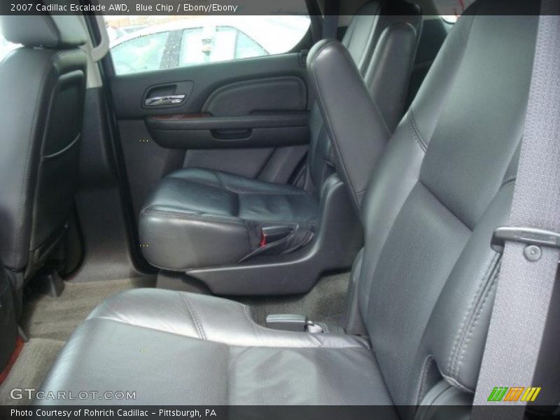 Blue Chip / Ebony/Ebony 2007 Cadillac Escalade AWD