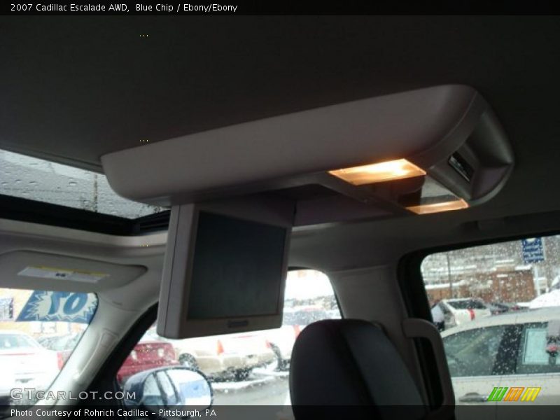 Blue Chip / Ebony/Ebony 2007 Cadillac Escalade AWD