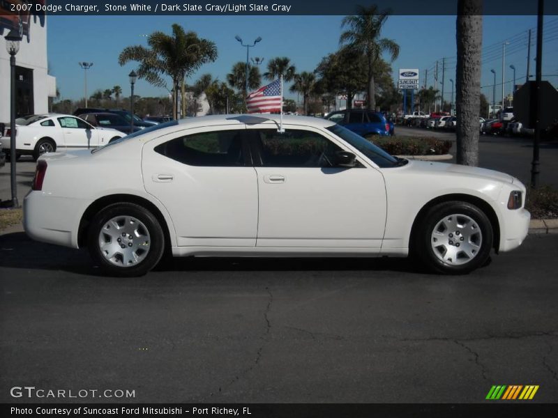 Stone White / Dark Slate Gray/Light Slate Gray 2007 Dodge Charger