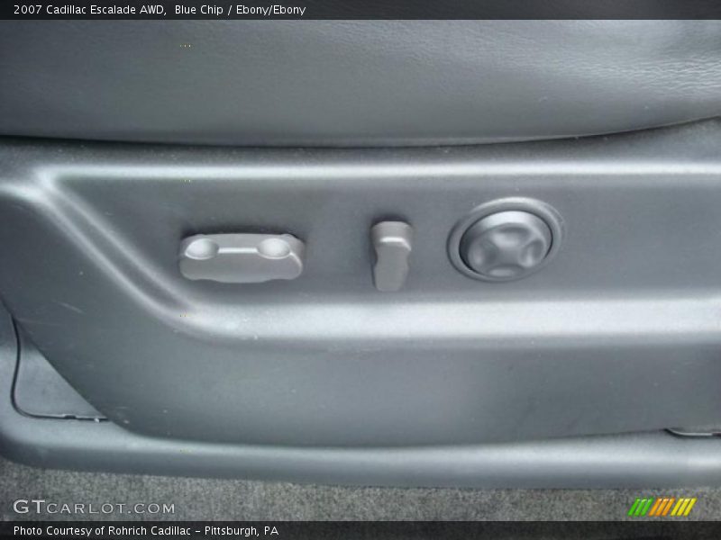 Blue Chip / Ebony/Ebony 2007 Cadillac Escalade AWD