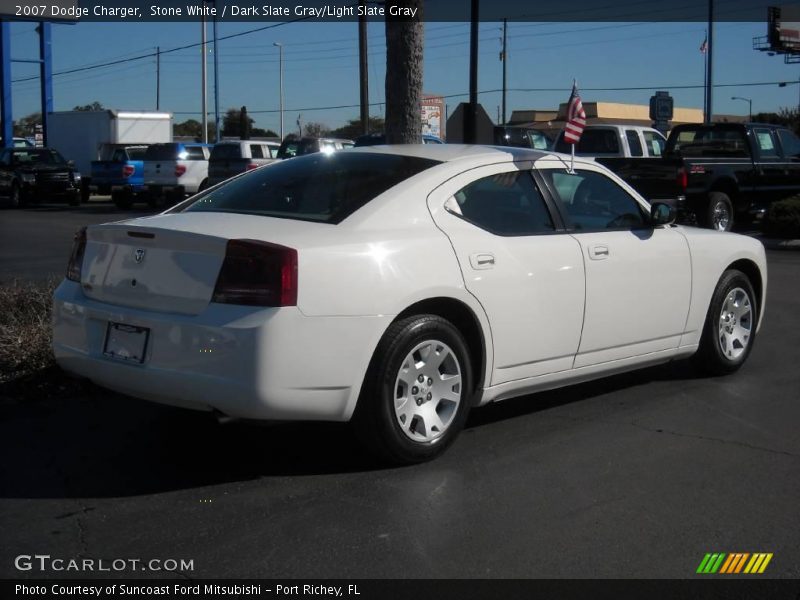 Stone White / Dark Slate Gray/Light Slate Gray 2007 Dodge Charger