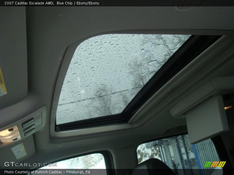 Blue Chip / Ebony/Ebony 2007 Cadillac Escalade AWD