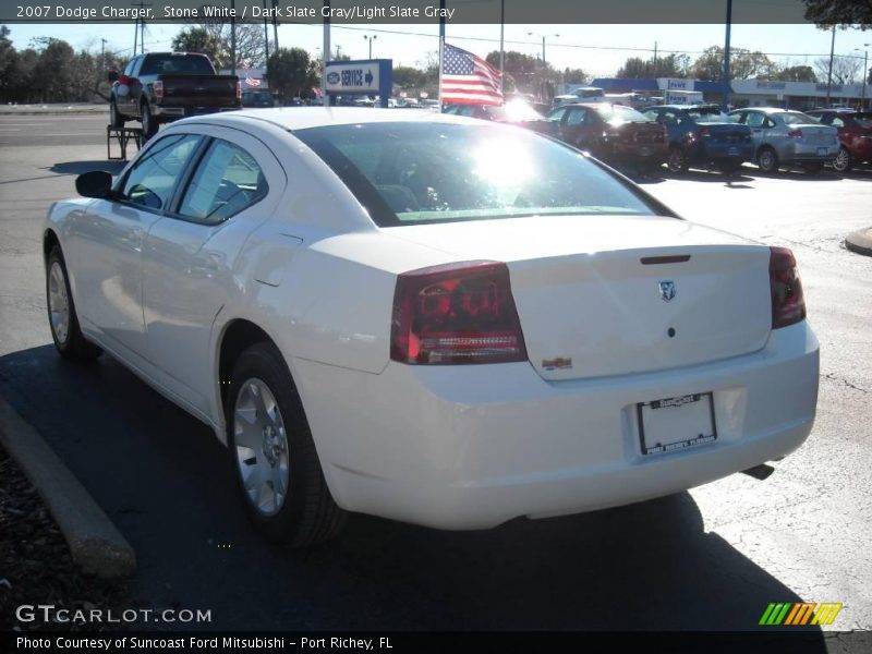 Stone White / Dark Slate Gray/Light Slate Gray 2007 Dodge Charger