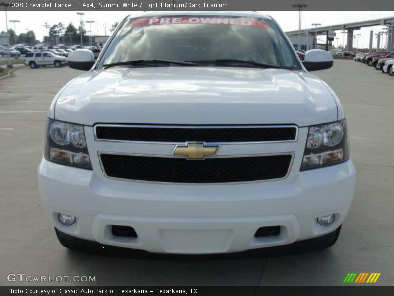 Summit White / Light Titanium/Dark Titanium 2008 Chevrolet Tahoe LT 4x4