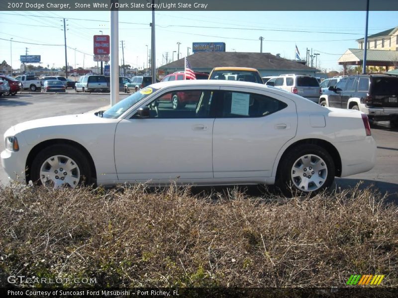 Stone White / Dark Slate Gray/Light Slate Gray 2007 Dodge Charger