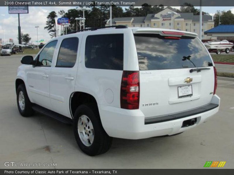 Summit White / Light Titanium/Dark Titanium 2008 Chevrolet Tahoe LT 4x4