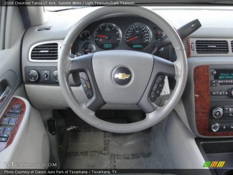 Summit White / Light Titanium/Dark Titanium 2008 Chevrolet Tahoe LT 4x4
