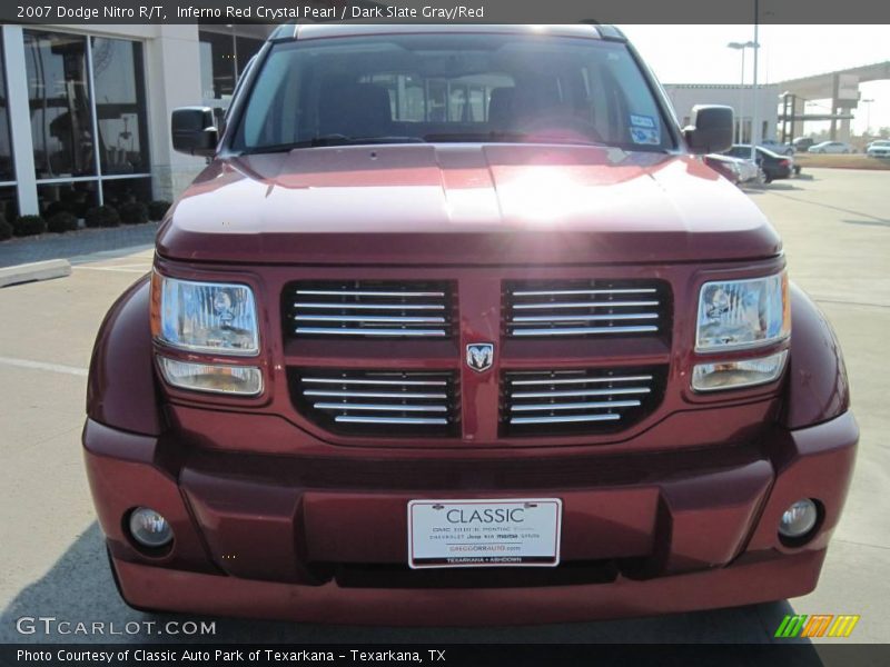 Inferno Red Crystal Pearl / Dark Slate Gray/Red 2007 Dodge Nitro R/T