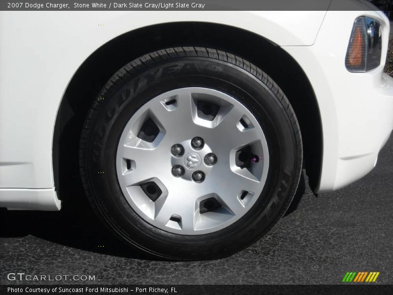 Stone White / Dark Slate Gray/Light Slate Gray 2007 Dodge Charger